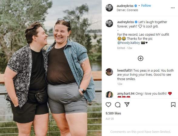 Leon Brown with Audrey Kriss